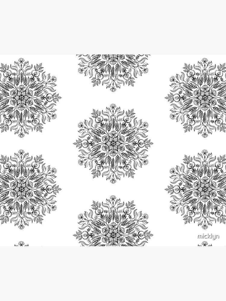 Thrive - Monochrome Mandala by micklyn