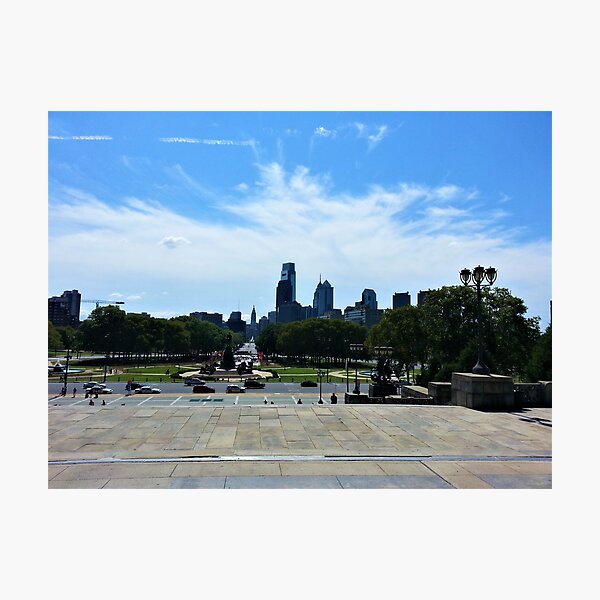 Philadelphia from the Philadelphia Museum of Art Photographic Print