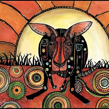 Artwork thumbnail, Kanga by Jenny Wood