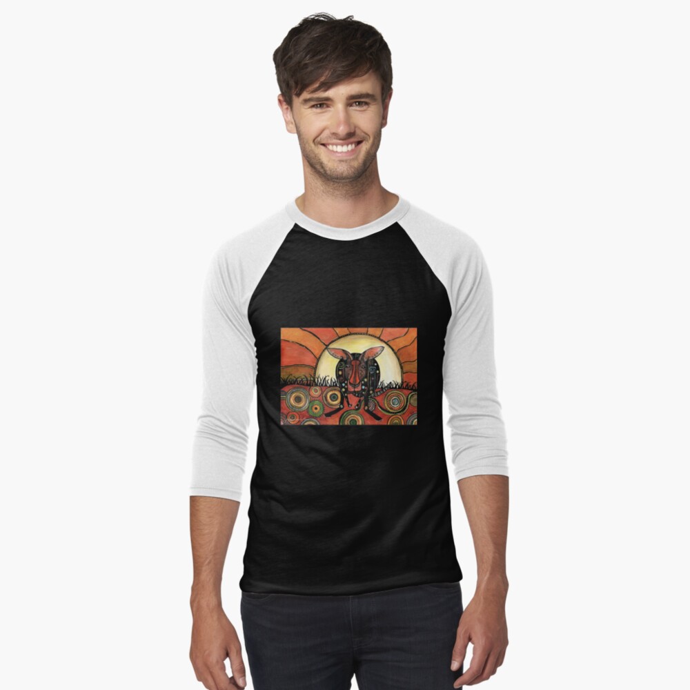 Item preview, Baseball ¾ Sleeve T-Shirt designed and sold by dishmoptop.