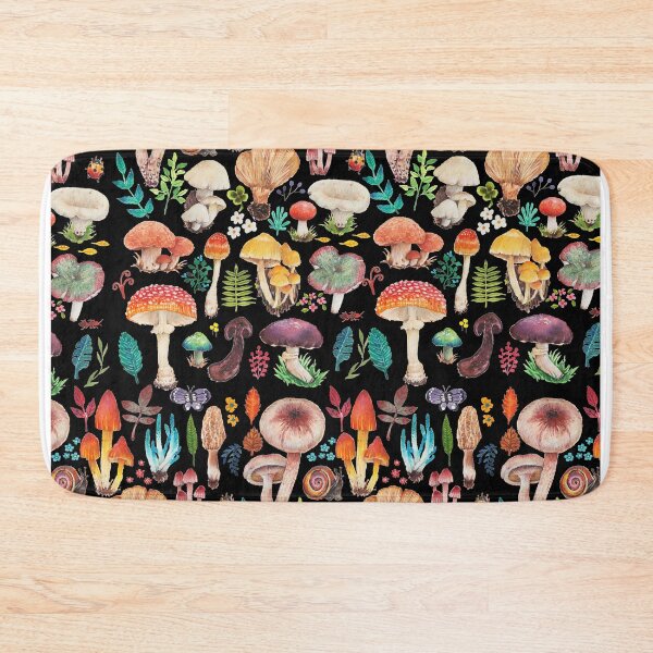Item preview, Pattern - colorful hand draw fungus  designed and sold by janeferwong.