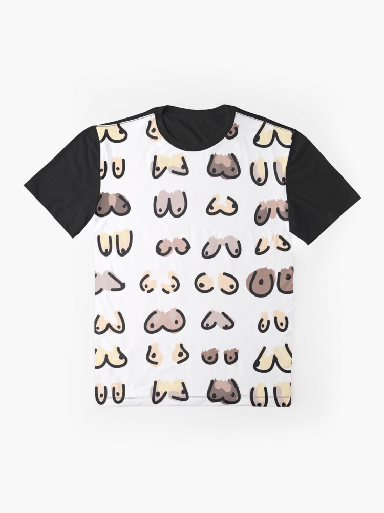 boob window shirt men