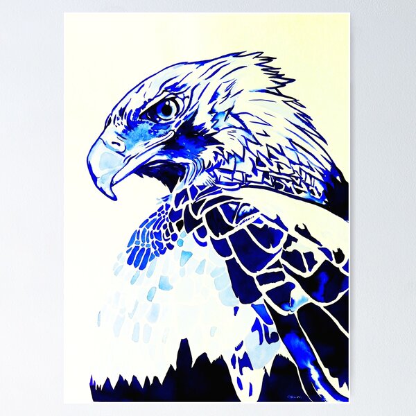 Item preview, Eagle in Blue designed and sold by Paul Oswin.