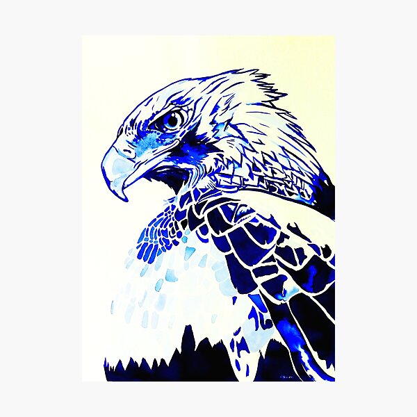 Item preview, Eagle in Blue designed and sold by Paul Oswin.