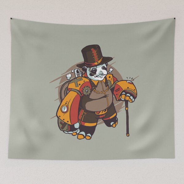 Item preview, Panda steampunk designed and sold by Vanditdesigns.