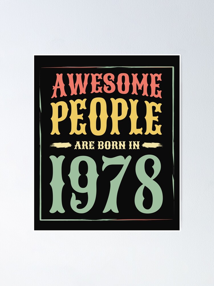 April 1978 41st Birthday Gift 41 Year Old For Men Women April 1978 41st Birthday Gift 41 Year Old For Men Women