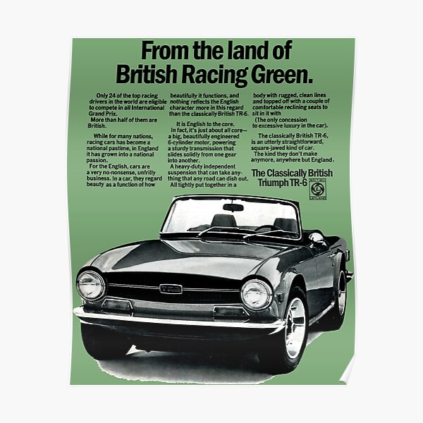 TRIUMPH TR6 Poster