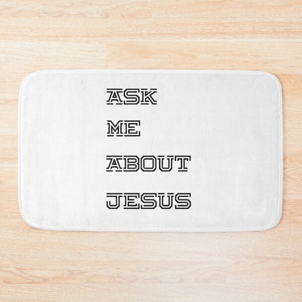 Item preview, The Ask Me About Jesus t-shirt  designed and sold by KARTICK DUTTA.