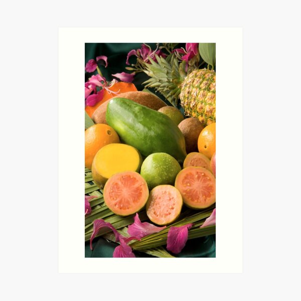 Tropical Fruit Art Print