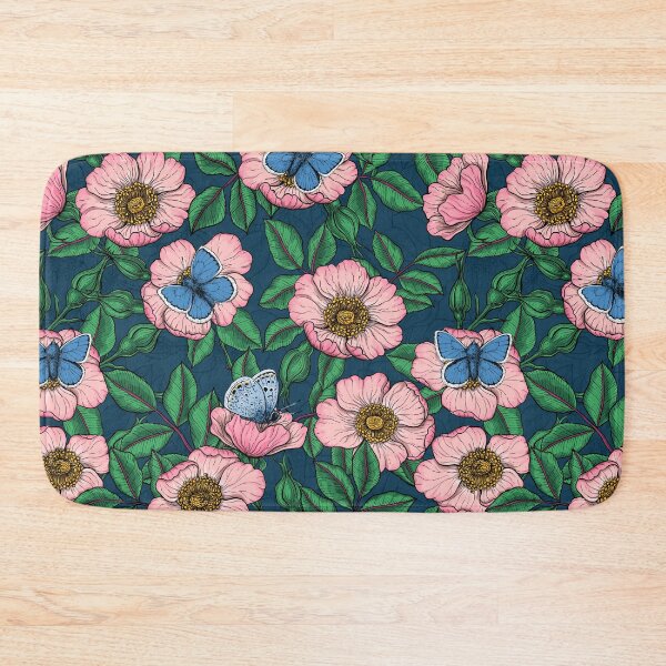 Item preview, Dog rose and butterflies designed and sold by Katerina Mitkova Kirilova.