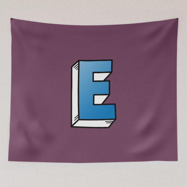Item preview, The Letter E - Blue designed and sold by FinlayMcNevin.
