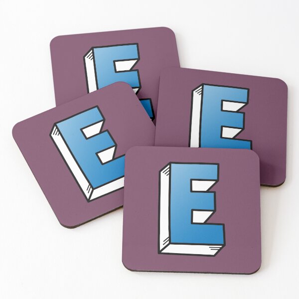 Item preview, The Letter E - Blue designed and sold by FinlayMcNevin.
