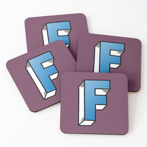 Item preview, The Letter F - Blue designed and sold by FinlayMcNevin.