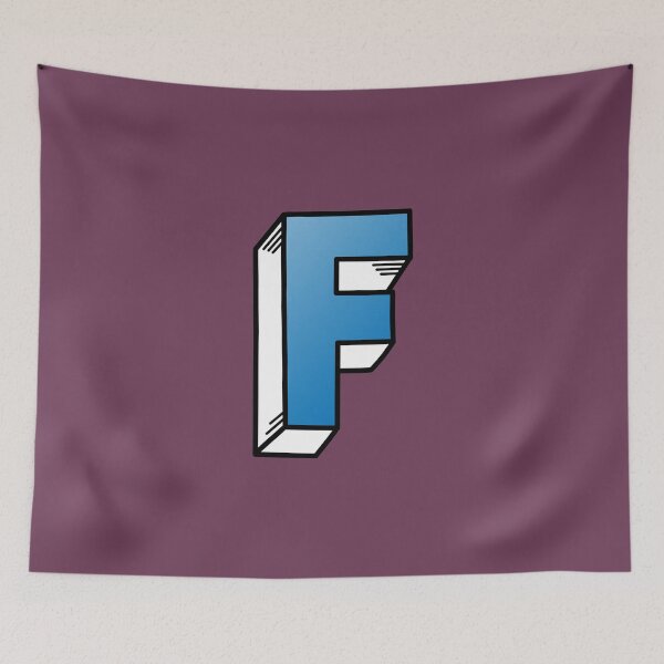 Item preview, The Letter F - Blue designed and sold by FinlayMcNevin.