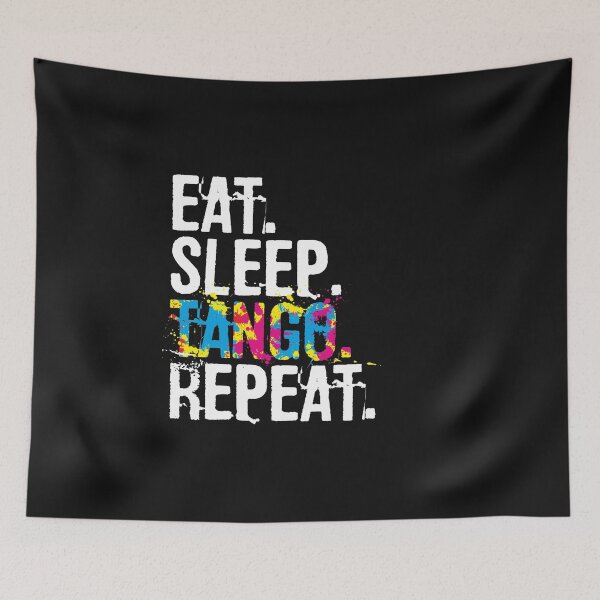 Item preview, Eat Sleep Tango Repeat Bright Tango Lover or Dancer Gift designed and sold by alenaz.