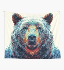 Bär - bunte Tiere Wandbehang