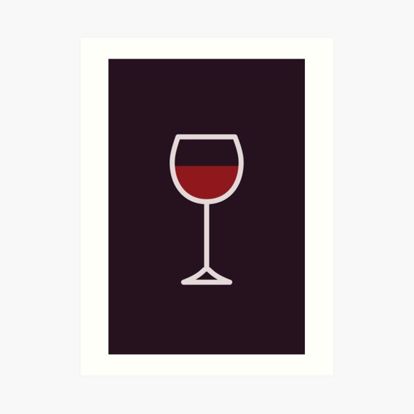 Wine - Icon Prints: Drinks Series Art Print