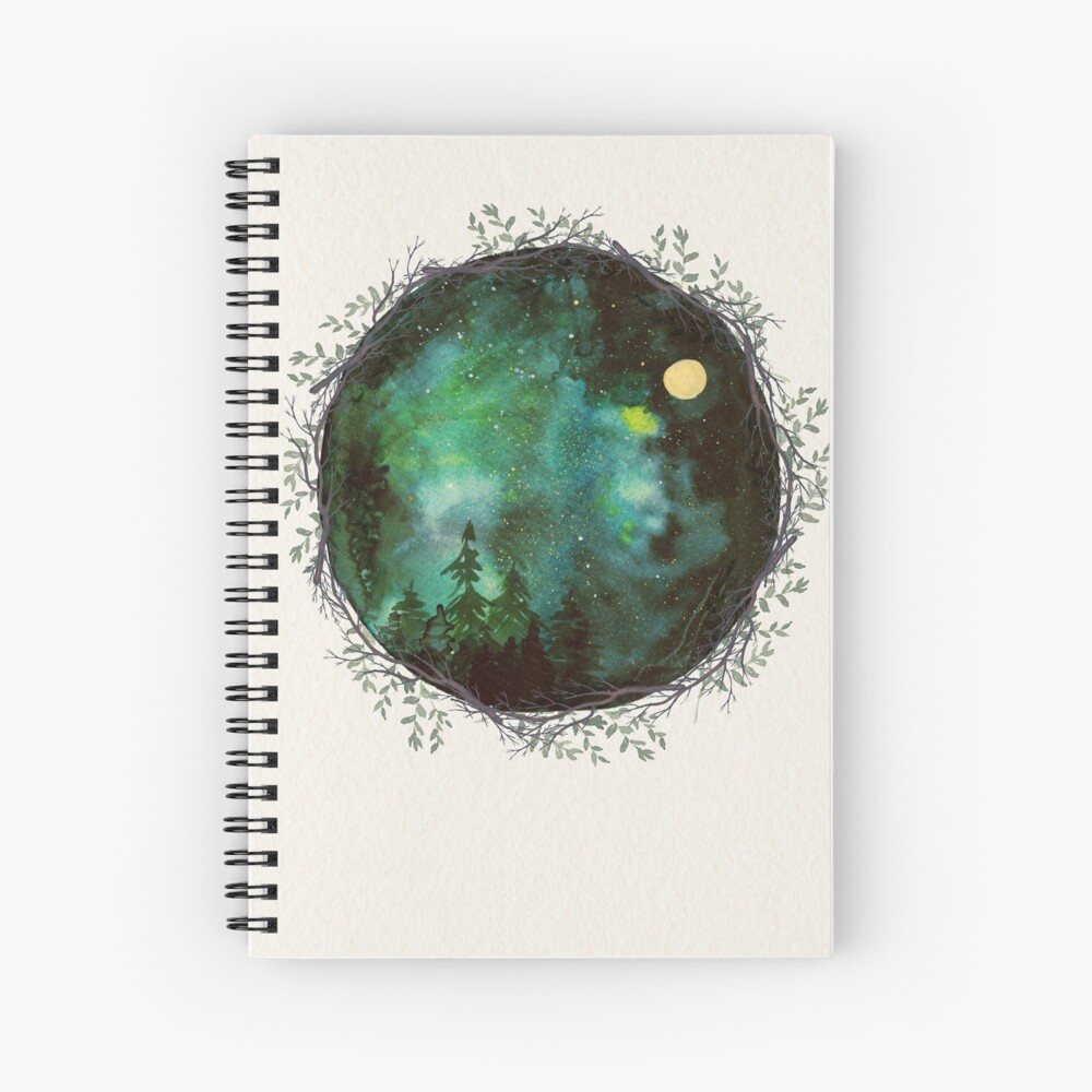The sky at night Spiral Notebook