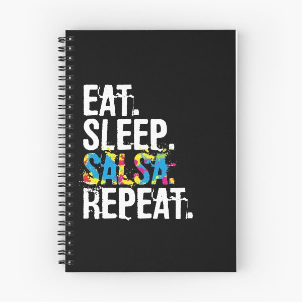 Item preview, Eat Sleep Salsa Repeat Colorful Dancer Gift designed and sold by alenaz.