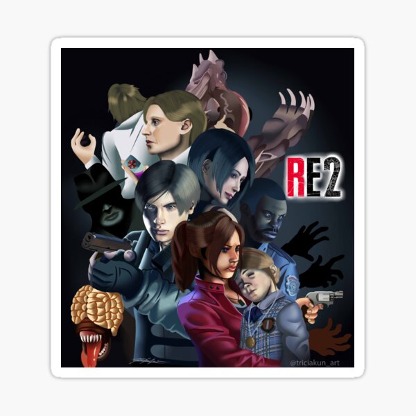 Item preview, Resident Evil 2 Remake Fan Art designed and sold by Triciakun.