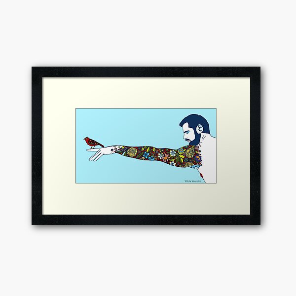 Fly Away Little Bird Framed Art Print