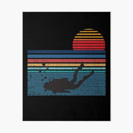 Vintage Retro Scuba Diving Gifts For Scuba Diver Art Board Print
