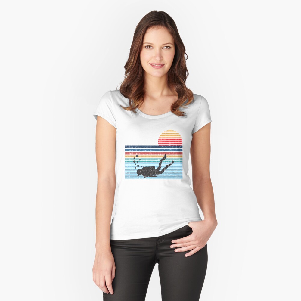 Item preview, Fitted Scoop T-Shirt designed and sold by mrsmitful.
