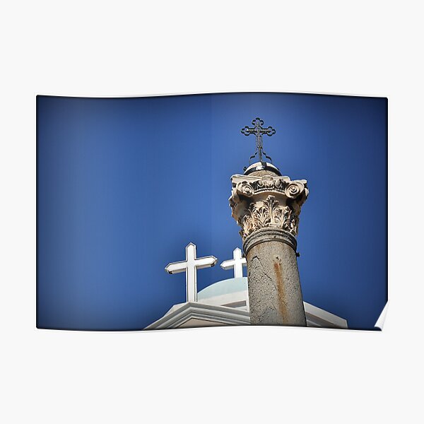 Greece - KOS - Crosses on the main square Poster