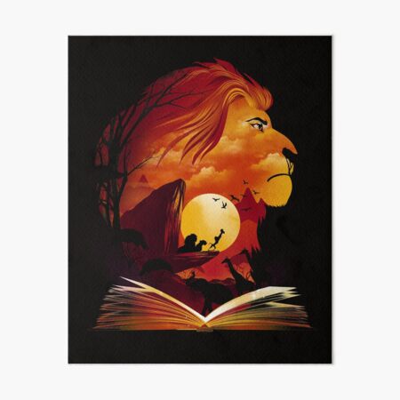 Book of Pride Rock Art Board Print