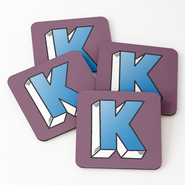 Item preview, The Letter K - Blue designed and sold by FinlayMcNevin.