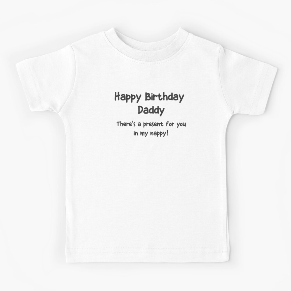 Happy birthday daddy on sale shirt for baby