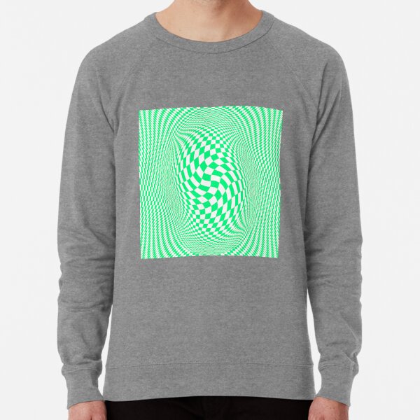 Optical #Art: Moving #Pattern #Illusion - #OpArt  Lightweight Sweatshirt