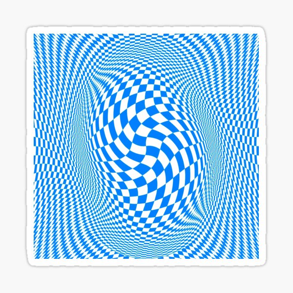 Optical #Art: Moving #Pattern #Illusion - #OpArt  Sticker