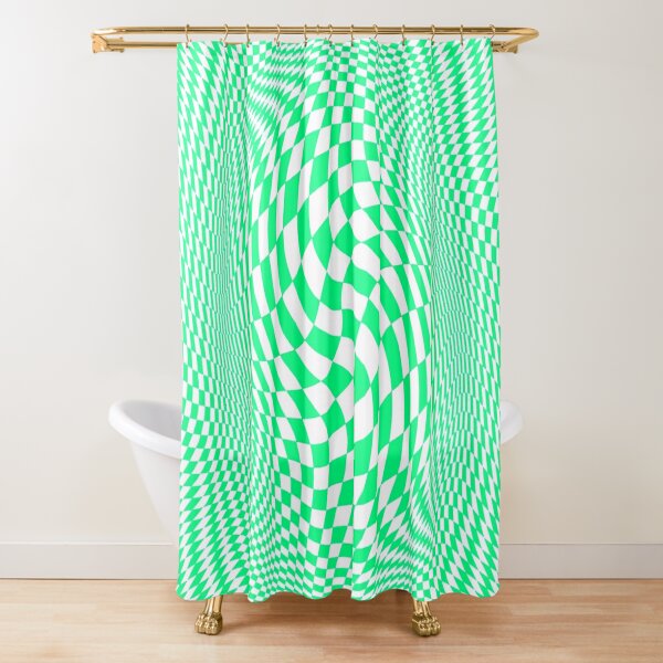 Optical #Art: Moving #Pattern #Illusion - #OpArt  Shower Curtain