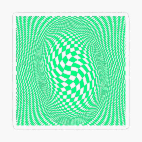 Optical #Art: Moving #Pattern #Illusion - #OpArt  Transparent Sticker
