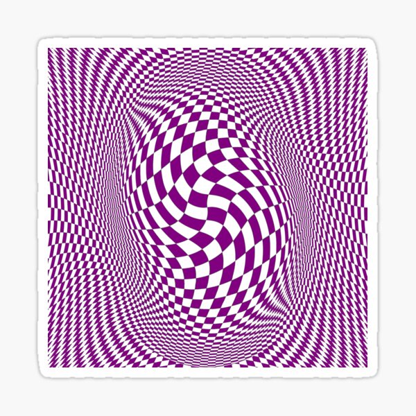 Optical #Art: Moving #Pattern #Illusion - #OpArt  Sticker