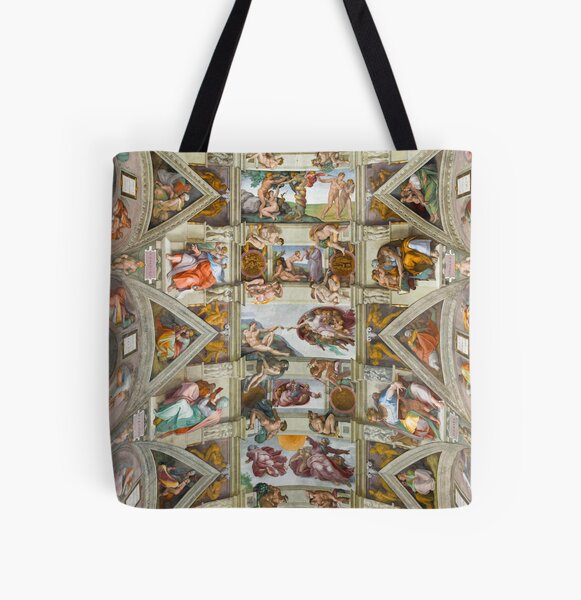 Tote Bags - The Creation of Adam by Michelangelo | ArtPointOne