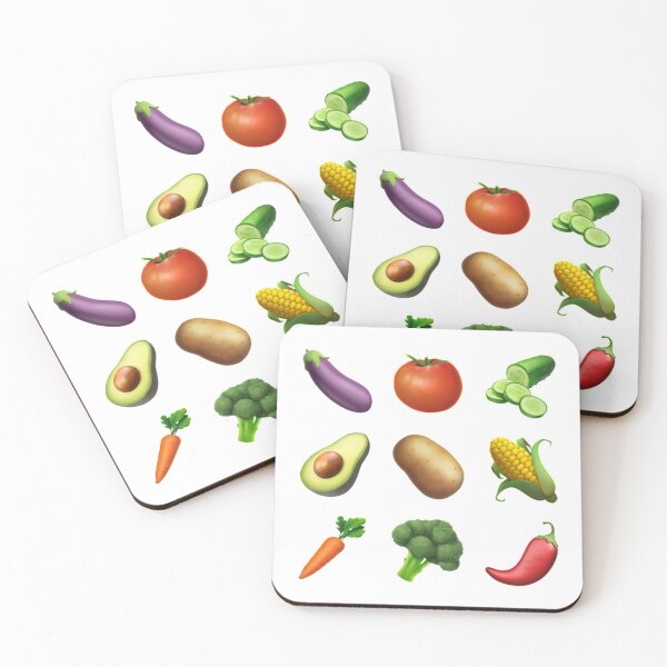 Item preview, Vegetable Emoji Collection Sticker Pack designed and sold by Katie's Redbubble.