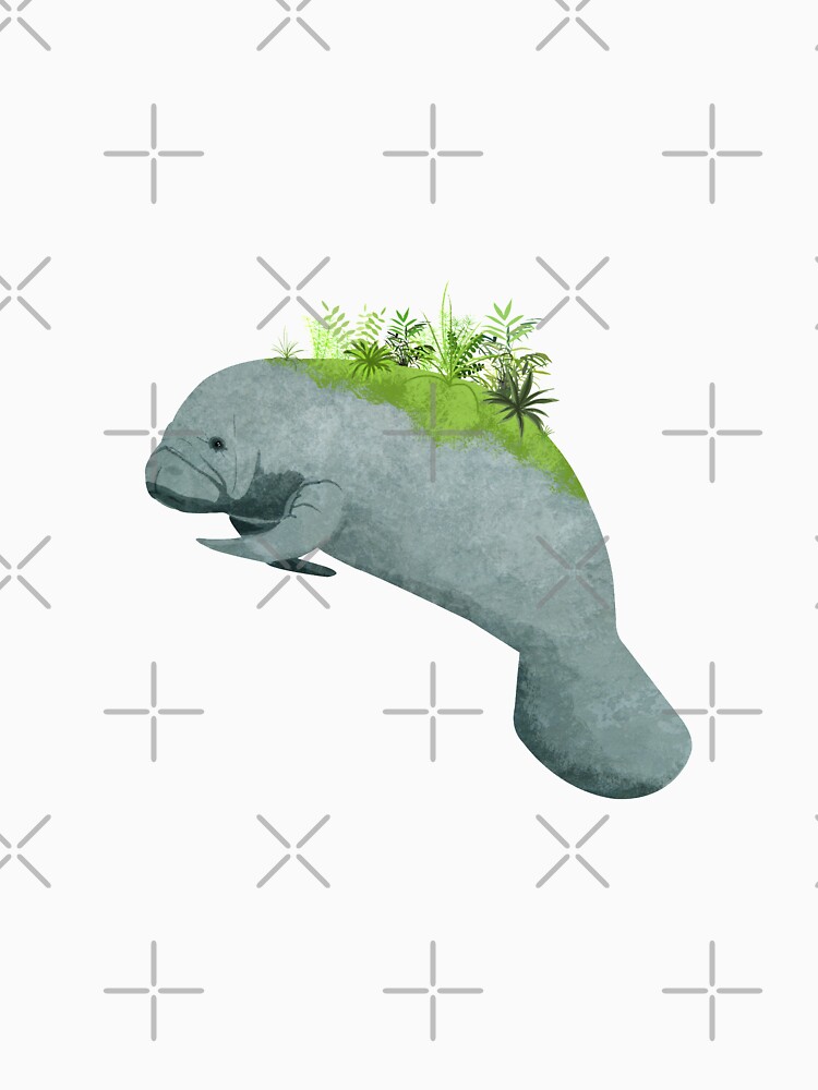 Thumbnail 7 of 7, Classic T-Shirt, Majestic Sea Cow designed and sold by katherineblower.
