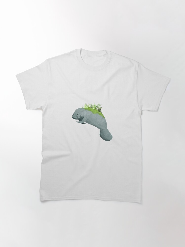 Thumbnail 3 of 7, Classic T-Shirt, Majestic Sea Cow designed and sold by katherineblower.