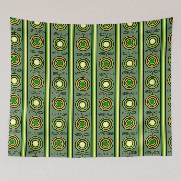 Item preview, Citrus- Lime pattern inspired by african folk art designed and sold by M-Lorentsson.