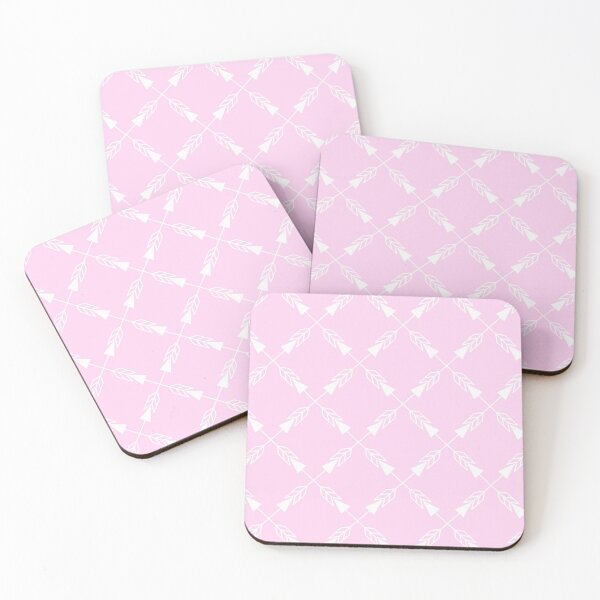 Item preview, Baby Pink Crossed Arrows designed and sold by The Wellington Boot.