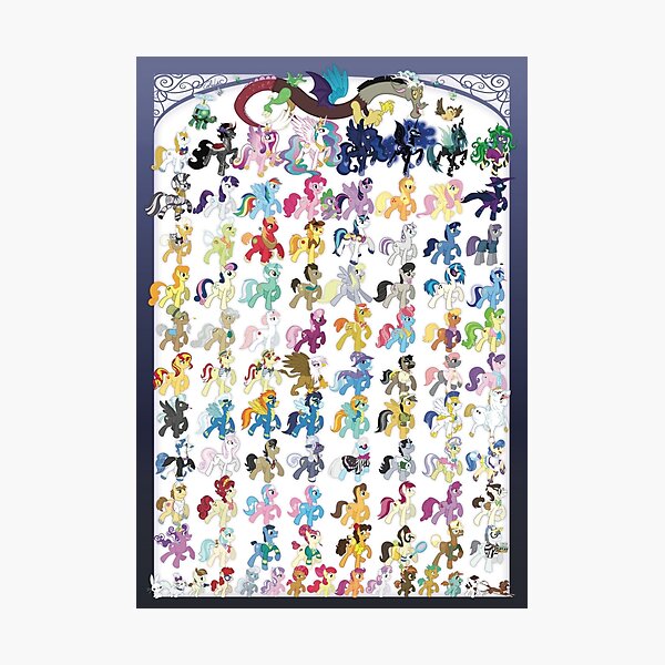 Item preview, 100 PONIES MEGA-PATTERN designed and sold by ducktapedesigns.