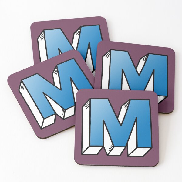 Item preview, The Letter M - Blue designed and sold by FinlayMcNevin.