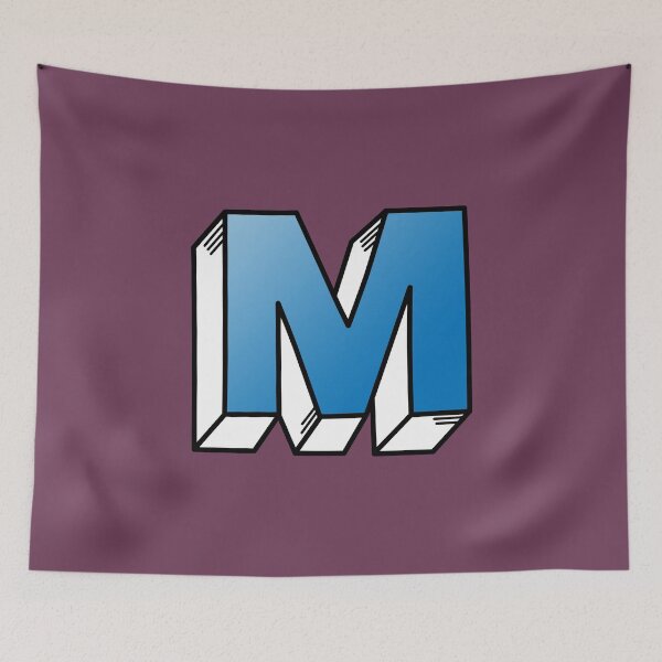 Item preview, The Letter M - Blue designed and sold by FinlayMcNevin.