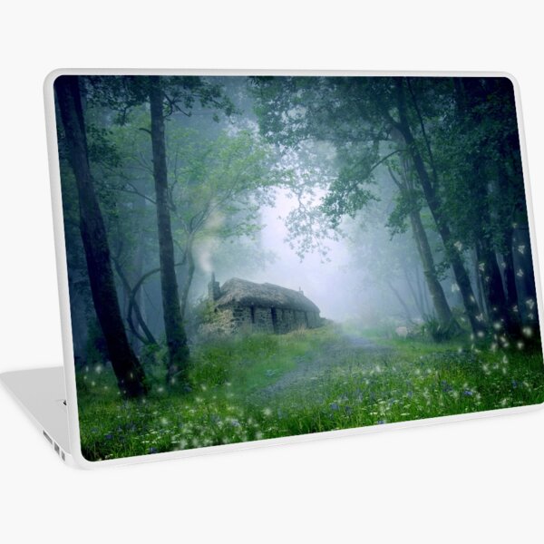 The Cottage in the Woods Laptop Skin