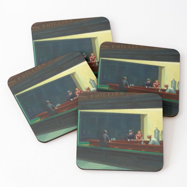 Aperçu de l'œuvre Les Nighthawks contre les Phillies - Edward Hopper créée et vendue par Vintage Designs +.