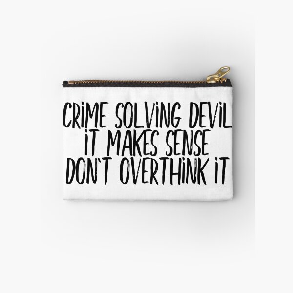 Item preview, crime solving devil designed and sold by myheadisaprison.