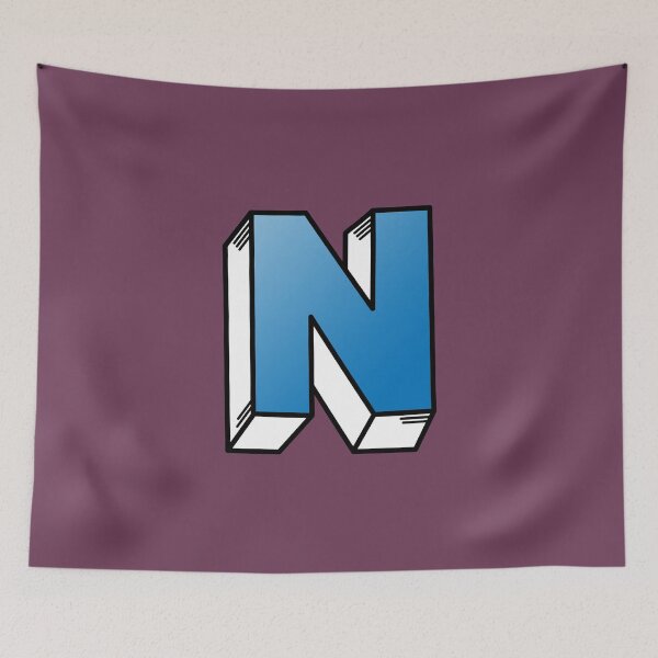 Item preview, The Letter N - Blue designed and sold by FinlayMcNevin.