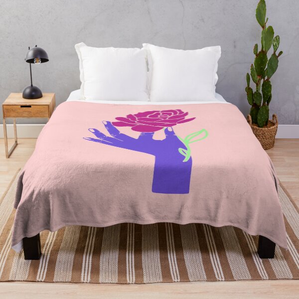 Item preview, Hand Flower purple pink primrose designed and sold by stckrGOD.
